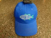 Eddie Bauer Dad Hat Cobalt Blue Fish Design Strapback Adjustable Classic NWT