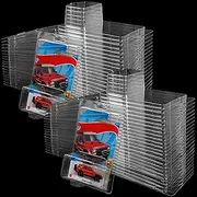 YEXEXINM 50 Pcs Clear Protector Cases Model Car Clamshell Cases Display Case Clear Protective Packs Car Blister Pack Covers Compatible with Hot-Wheels for Storage, 7.5 x 5 x 2 Inch