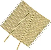 DRESSOOS Pcs Guitar Fret Wire Set Brass Guitar Fret Wires for Acoustic Electric Easy Installment for Beginners