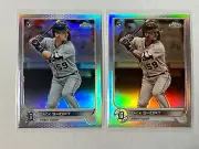 2022 Topps Chrome Zack Short Rookie Lot x1 Refractor x1 Sepia Tigers