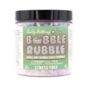 COUNTRY BATHHOUSE BUBBLE RUBBLE EMOLLIENT BATH CRUMBLE STRESS FREE 8 OZ