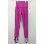 Beyond Yoga Well Rounded Stirrup Pant In Magenta Heather NWT Size XS