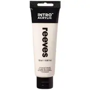 Reeves Intro Acrylic Paint 100mL Titanium White
