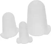 Ciieeo Protective Cake Piping Tip Covers 3 Pack Flexible Silicone Cake Decorating Nozzles