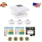 Durable Solar Post Cap Lights – 5x5 PVC/Vinyl fit, Elegant Outdoor Lighting
