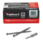 TrapEase 2-1/2 in. L Torx TTAP Star Head Zinc Carbon Steel Composite Deck Scr...