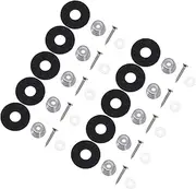 SWOOMEY Security Strap Lock for Guitar 10pcs Metal Button Pins Guitar Bass Straps Locks Non-slip Studs
