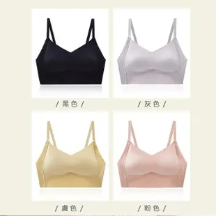 【Kosmiya】3件組 三角杯無痕透氣罩杯背心/Bra Top/無痕背心/無鋼圈/小可愛/內搭背心(4色可選/M-L)