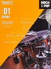 Trinity College London Trinity Rock and Pop Drums Grade 1 Music Book