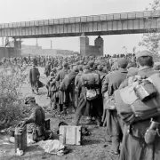 WW2 WWII Photo World War Two German Soldiers Prepare for Surrender Germany 2753