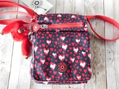 KIPLING Heart Festival El Dorado KI1892 Crossbody Bag NWT