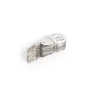 50Pcs Silver Bow Wire Needle Threader Stitch Insertion Hand Machine Sewing T` CR