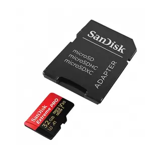 SanDisk 晟碟 32GB Extreme PRO microSDXC UHS-I U3 V30 記憶卡 小卡