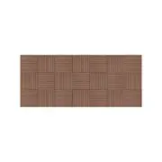 8008 x 3432mm Modular Decking Leatherwood Composite Ekodeck Designer 21 Panel Kit