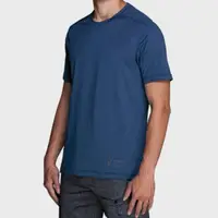 在飛比找momo購物網優惠-【LYEIN】短袖都會排汗T-shirt-藍(吸濕排汗 台灣