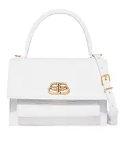Balenciaga Sharp XS Satchel Shoulder Bag in White