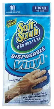 6 Pack - Disposable Vinyl Gloves, One Size, 10-Ct. -11210-26