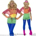 CL197 Lets Get Physical Olivia Newton John Costume 80s 1980s Sports Workout