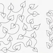 QuiltMaster Stencil Set: 3-Piece Leaf Borders & Backgrounds for Machine & Hand Q