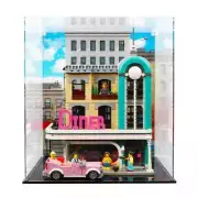 UNIQUEDISPLAY Display Case for Lego 10260 Downtown Diner