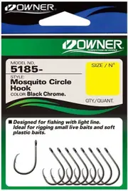 Owner 5185-111 Mosquito Circle Fishing Hook #1/0