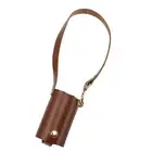 Storage Bottle Convenient Leak-proof Hand Sanitizer Faux Leather Case Creative