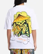 [ED HARDY] Ed Hardy Skull Sovereign T-shirt White - Size M M White