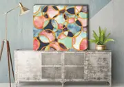 Abstract Stretched Canvas Print A371