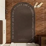 Nordic Home Foot Pad, Silk Ring Foot Pad, Cutable, Home Entrance Foot Pad, Non-Slip Mat for Hallway