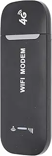 Generic Portable Hotspot, High Speed WiFi Modem 4G LTE USB Hotspot Travel Support 8 Users, USB Modem Network Adapter Pocket Router for Home, Travel (Black)