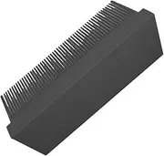 Hair Straightener Brush 2 Combs Electric Pressing Comb Set Flat Iron Brush for Hair Straightener