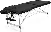 age Table 84inch, Folding Lash Bed Aluminium e, Height Adjustable, 2 Fold Professional Facial Salon Tattoo age Bed For age