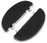 Bikers Choice Half-Moon Floorboard For Harley-Davidson FLST 1986-2017 Chrome