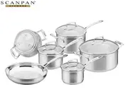 Scanpan 6-Piece Stainless Steel Impact Cookware Set