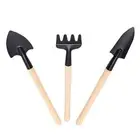 Small Spade Shovel Rake Set for Gardening Lightweight and Easy to Hold