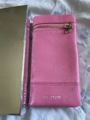 Oroton Soft Fold Wallet Watermelon Pink