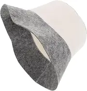 KOMBIUDA Breathable Sauna Hat Women's Fashion Bath Cap Decorative Comfortable Hat for Use