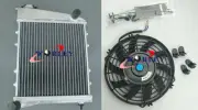 50mm Aluminum Radiator + fan for AUSTIN / ROVER MINI cooper / MORRIS 1967-1991