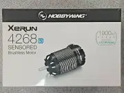 Hobbywing Xerun 4268SD G3 1/8 Scale Sensored Brushless Motor 1900kV 30401906 New