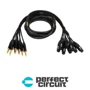 Mogami Gold 8 TRSXLRF-25 25FT 1/4" TRS to XLRF SNAKE - NEW - PERFECT CIRCUIT