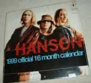 New unused, sealed 1999 HANSON boys 16 month Calendar/ Official Hanson Product