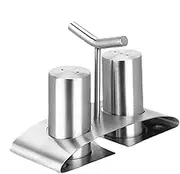 Kitchen Seasoning Bottles, Salt Container Dredge, Dry Seasoning Shaker, Stainless Steel Seasoning Bottle, Salt Pepper Shaker Set, Dredge Shaker for Dry Seasonings, Salt, Pepper