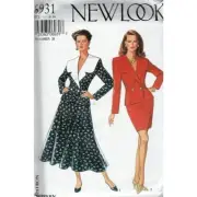 New Look Sewing Pattern 6931 Jacket Skirt Misses Size 6-16