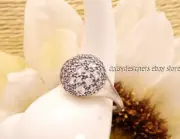 NEW Authentic Pandora COSMIC STARS Clear Statement Ring 50 5 190914CZ RETIRED