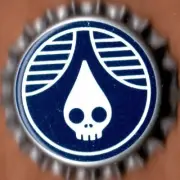 USA Plastic Lined Beer Crown Bottle Cap: Rhinegeist Brewing (silver skirt)