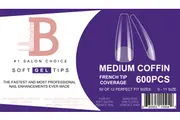 Billionaire Soft Gel Tips Box Nail False Fake Medium Coffin - 600pcs