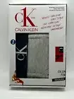 Calvin Klein Men's CK ONE Microfiber Boxer Brief Gray with navy band, SMALL