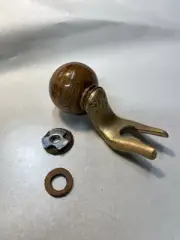 Custom Handmade Bronze curly maple Tail Handle For Stanley Record Block Planes