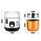 Electric Rice Cooker 1.2L Portable Mini Small Rice Cook For 1-2 Person Non-stick