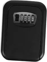 DOITOOL 1 Set Wall Mounted Key Lock Box Resettable Code Security Box for Outdoor Use Design for Spare Keys for Home and Business Security